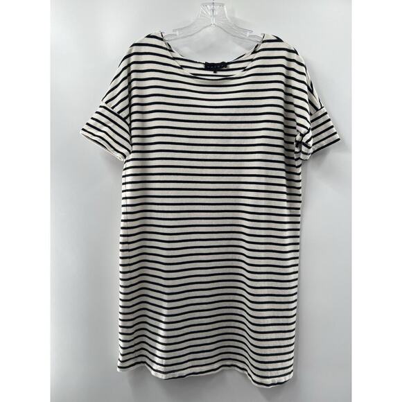 Hatch Dresses & Skirts - Hatch Women’s Short Sleeve T-shirt Dress Black & White Striped Size 1 Small